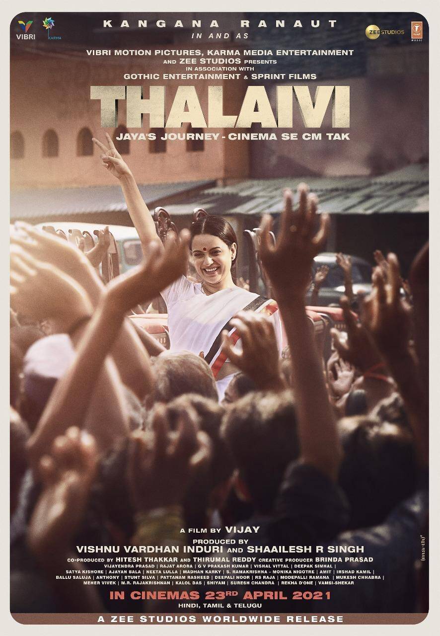 Thalaivi | Official Trailer (Tamil) | Kangana Ranaut | Arvind Swamy | Vijay