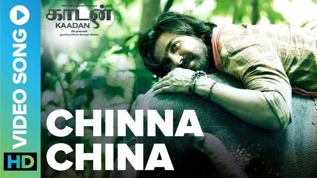 Chinna Chinna | Official Video Song | Kaadan | Rana, Prabu Solomon, Vishnu Vishal, Zoya & Shriya