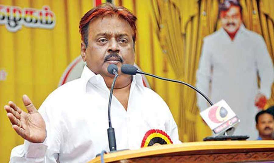 vijayakanth requested his fans not to come on his bday