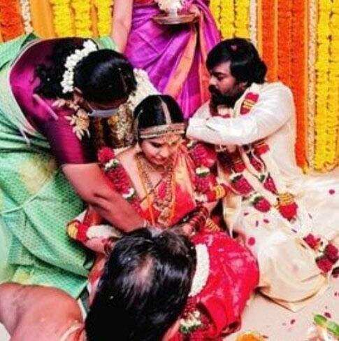 Locked and hitched: Producer RK Suresh gets married