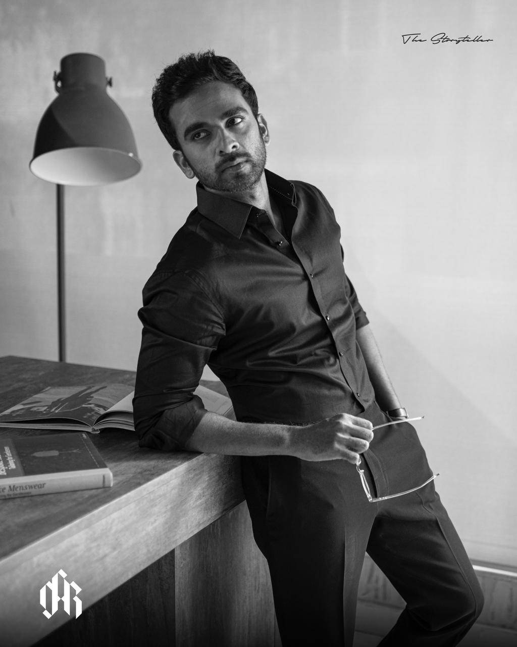 Actor Ashok selvan Looks dapper in the black suit
