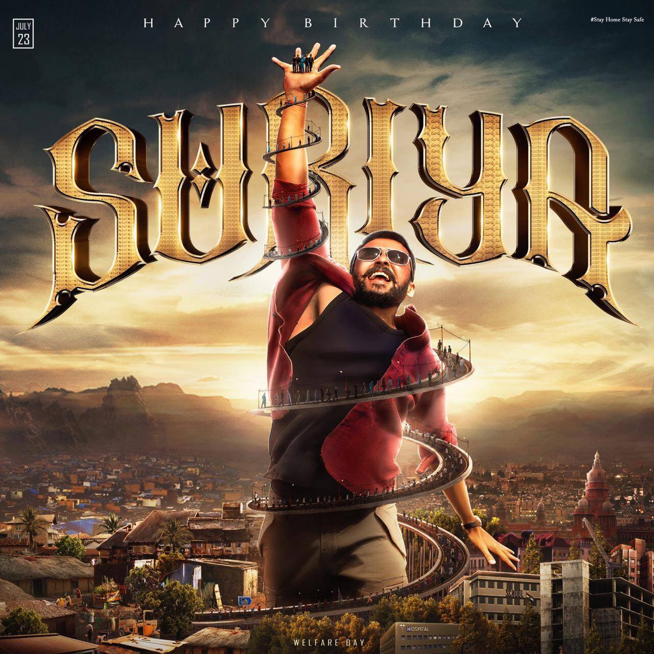 Surya birthday massive virtual celebration – Common DP released by 115 celebrities