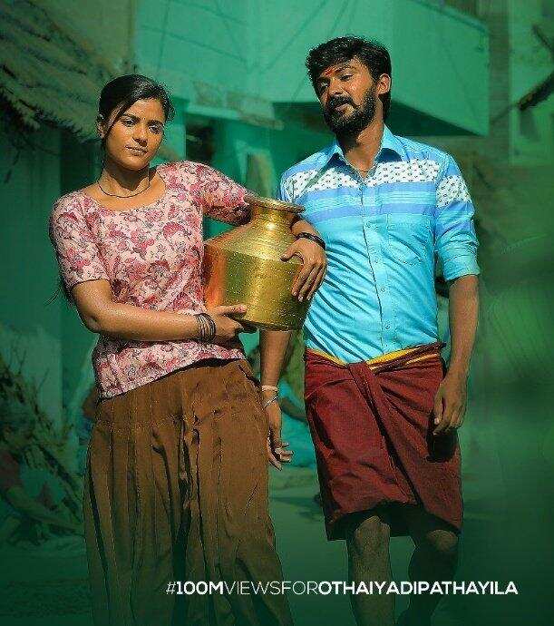 “Othayadi Paadhaiyila” song clocked over 100 M views in Youtube