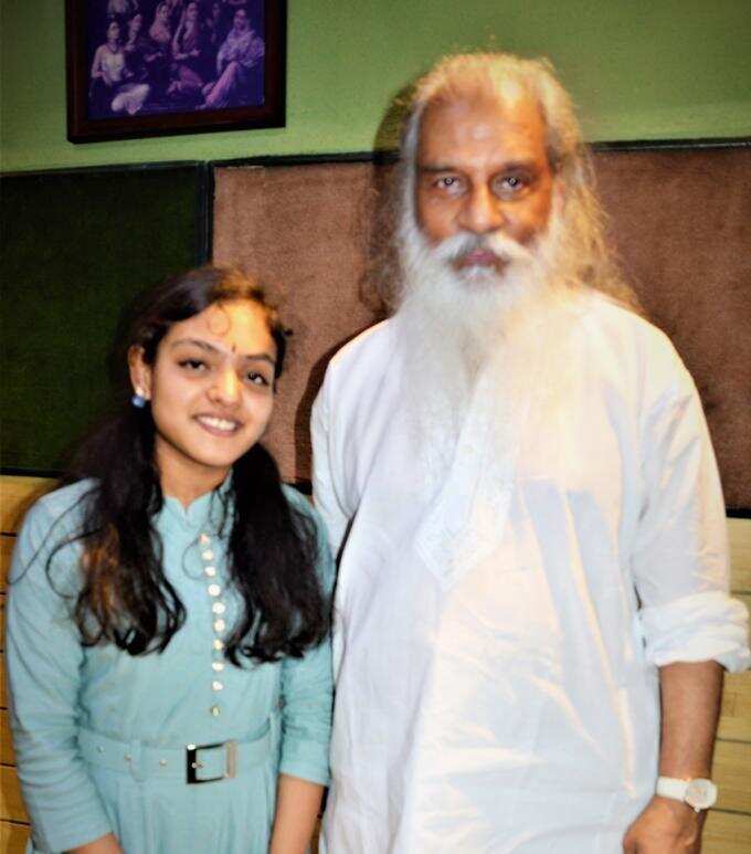 Mathangi Sings Alongside Legends