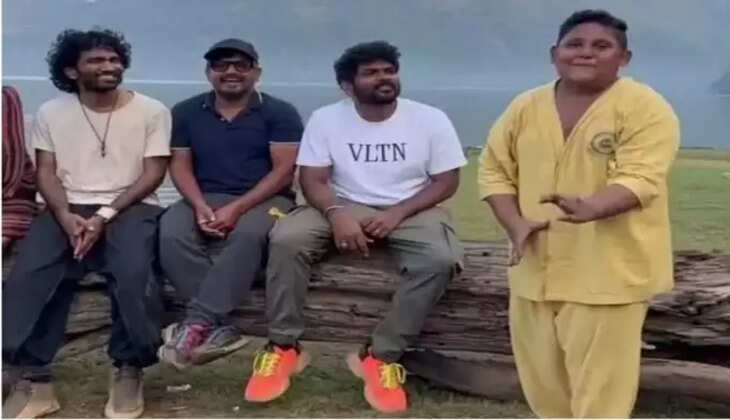 சோபா சிறுவனுடன் ஃபன் செய்த எல்.ஐ.சி. படக்குழு