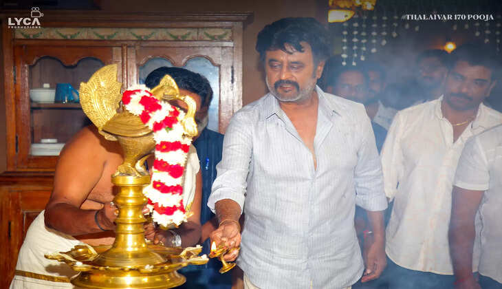 ரஜினி நடிக்கும் 170-வது படத்தின் படப்பிடிப்பு பூஜையுடன் தொடக்கம்