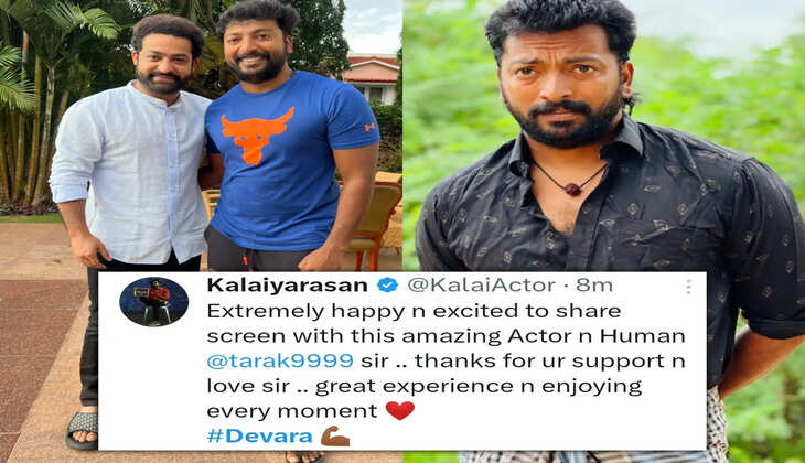 தேவரா படத்தில் இணைந்த கலையரசன்