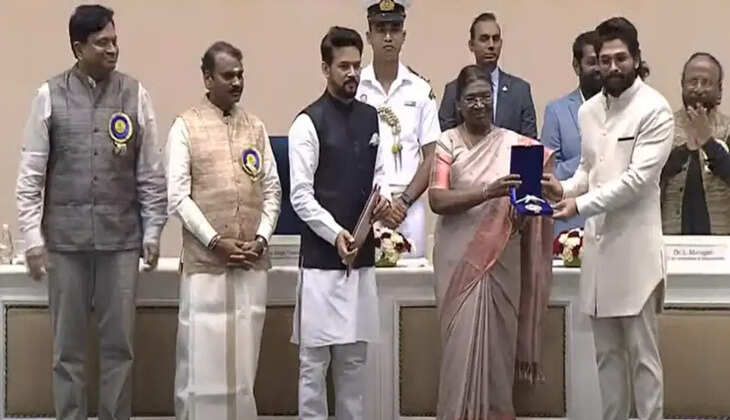 தேசிய விருது வென்றார் புஷ்பா நாயகன்